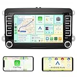🚗【Función de GPS navegador】Hay una antena GPS en el paquete (para no afectar la señal GPS, se recomienda no colocarla dentro de la guantera al instalarla).Compatible con mapas en línea como G0*gle Maps o W*ze y etc,. Además, esta radio permite usar navegación y otras apps al mismo tiempo gracias a la función de pantalla dividida, facilitando una conducción más práctica y segura.