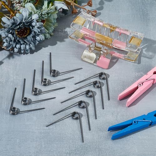 BENECREAT 30 Stück Torsionsfedern Aus Edelstahl 1.2mm Innendurchmesser 6.4mm Außendurchmesser 3 Runden Mechanische Torsionsfedern Mit 60 Grad Auslenkung Für Heimwerkerprojekte In Der Holzbearbeitung