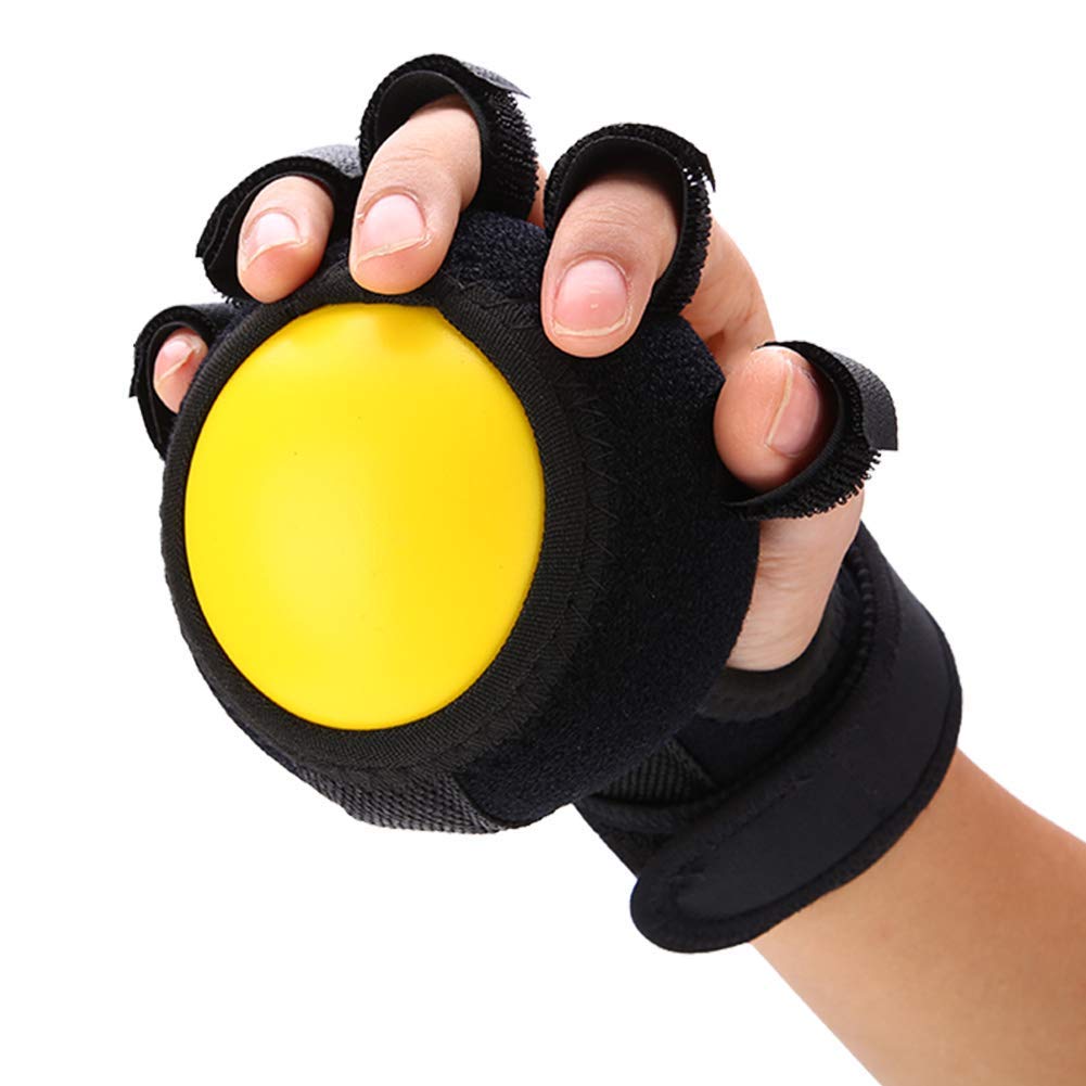 Pelota antiestática, dispositivo de entrenamiento de dedos, pelota de agarre para niños, ortesis de muñeca y dedo, ejercicio de rehabilitación, reducir el estrés y ejercitar la mano