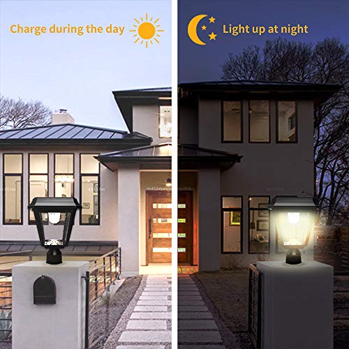 Kmc Lighting St4618Q-A Solar Lamp Post Lights Solar Post Lights Outdoor Post Lights Die-Casting Aluminum 3-Inch Fitter Base For Post Mount #TOP3