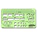Rapidesign Office Plan Template, 1/8 Inch Scale, 1 Each (R610)