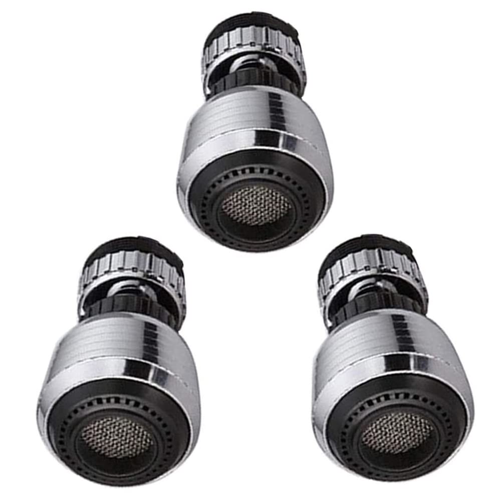 Trifecta Kitchen Faucet Aerator Sink Tap Sprayer Head pack - 3-360 Degree Rotatable ABS Anti-Splash Faucet Sprayer Head Replacement - Sink Nozzle Attachment with 2 Modes (Faucet Head - D - 3) (B0B65GBRXG) Amazon Price History, Amazon Price Tracker