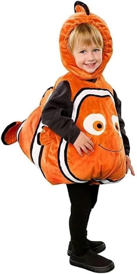Amazon.co.jp: コスプレ 子供 超かわいい ニモ着ぐるみ 帽子付 ニモ  