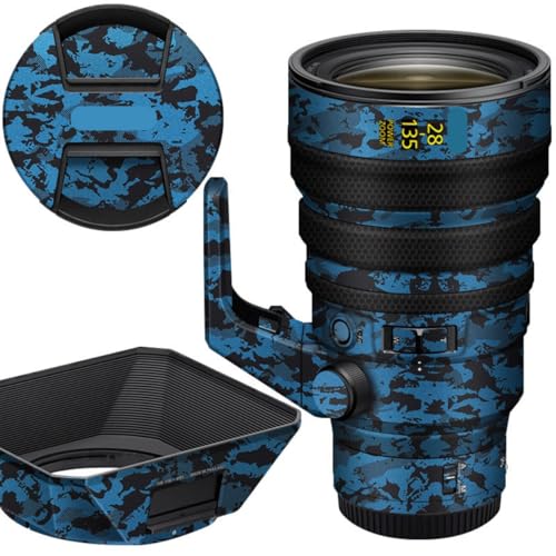 Capuchons d'objectif anti-rayures pour Nikon Z 28-135 mm bleu nuit premium