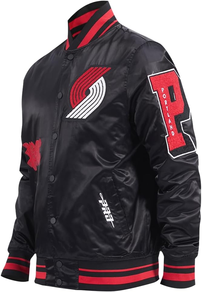 Pro Standard Mens NBA Old English Satin Jacket