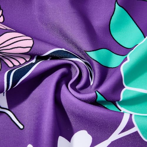 Image of Girls One Piece Swimsuits Teens Bathing Suits Teen Swimsuits Quick Dry Halter Crossback Beach Sport UPF 50 Kids Swimwear