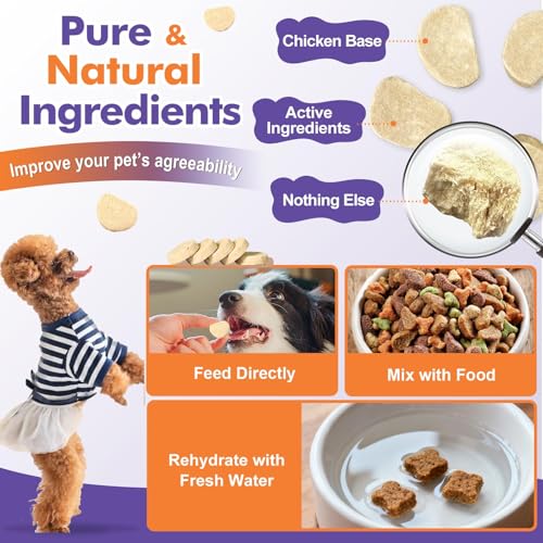 DRFOSTER Probiotics for Dogs, Freeze-Dried Dog Probiotics, 180 Bites — view 4