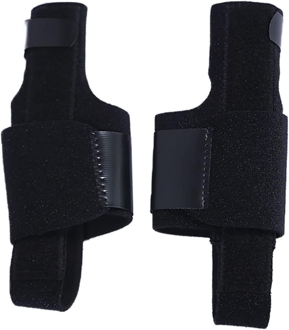 Bunion Corrector for Women & Men (2 Pcs),Hallux Valgus Brace Splint Pads Toe Separators for Overlapping Toes, Bunions, Big Toe Alignment (Black)