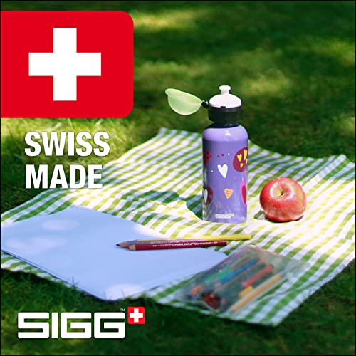 Sigg - Kids Water Bottle - Glow Heartballoons - Leakproof - Lightweight - Bpa Free - Aluminum - 13 Oz #TOP5