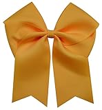 Funny Girl Designs Extra Large Classic Elastic Ponytail Uniform Cheer Bow - Choose Your Color!