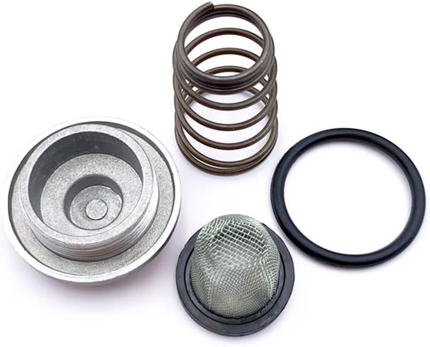 Oil Stainer Drain Spring Kit Filter Cap Set Fit For GY6 50 125 150 4T 157QMJ 139QMB QMB139