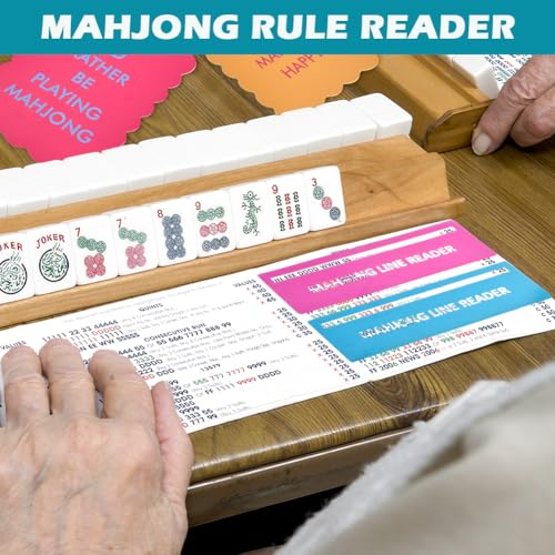 Cartas Mezcladoras Mahjong en PVC Multicolor 6 Piezas miniatura 5
