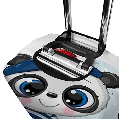 Housse de protection pour bagages voyage panda marin lavable