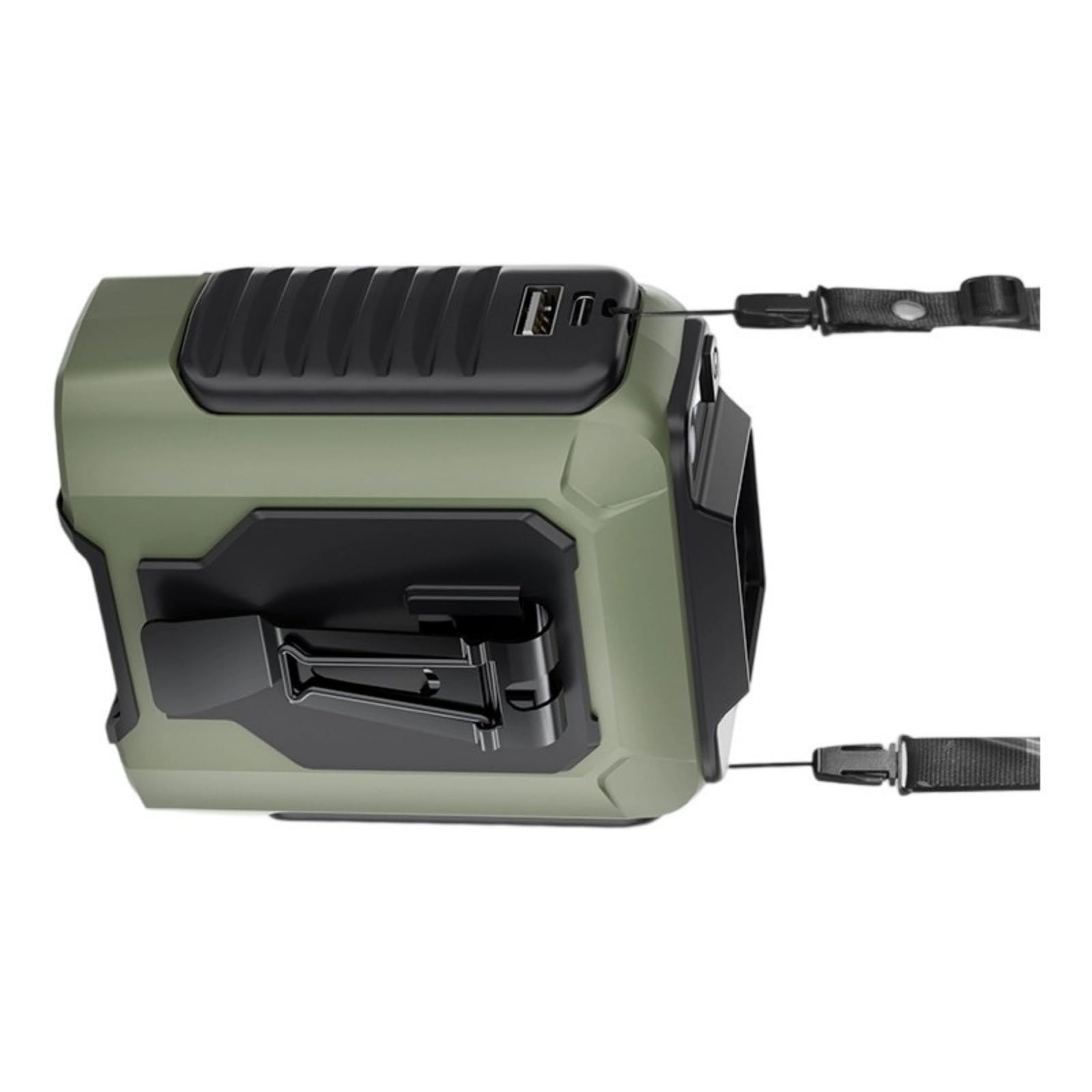 Ventilateur de camping USB puissant à 5 modes de vitesse avec moteur sans balais durable