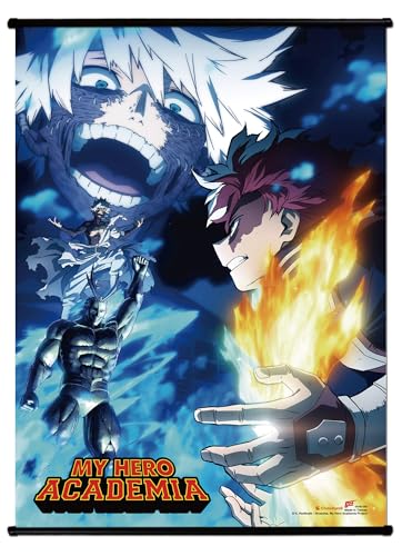 My Hero Academia - Shoto Todoroki Vs. Dabi Wall Scroll 31" W x 43" H