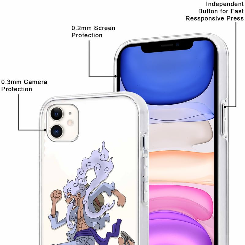 2 Custodie Per Xiaomi Redmi Note 9 Pro / 9S / 9 Pro Max – Cover Trasparente Con Disegno Anime Leone, Morbido Silicone TPU Antiurto