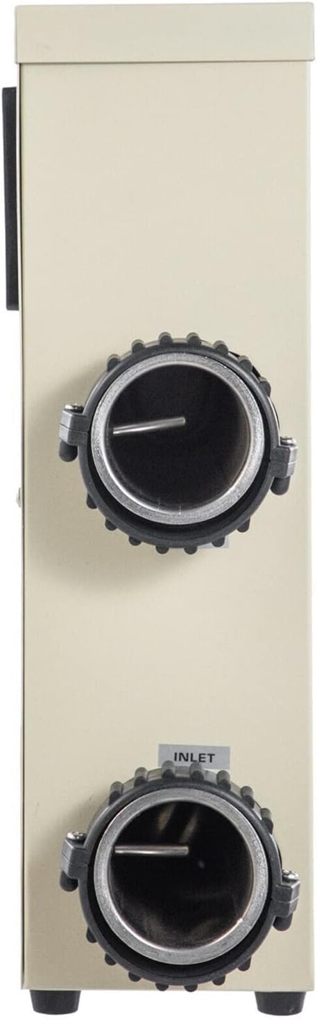 Calentador de Piscina Eléctrico Digital 11KW para Piscina, SPA, Bañera Hidromasaje, con Termostato Ajustable, Pantalla Táctil LCD Inteligente, 220V/240V 50A, Acero Inoxidable 304 y Conexión de 50mm