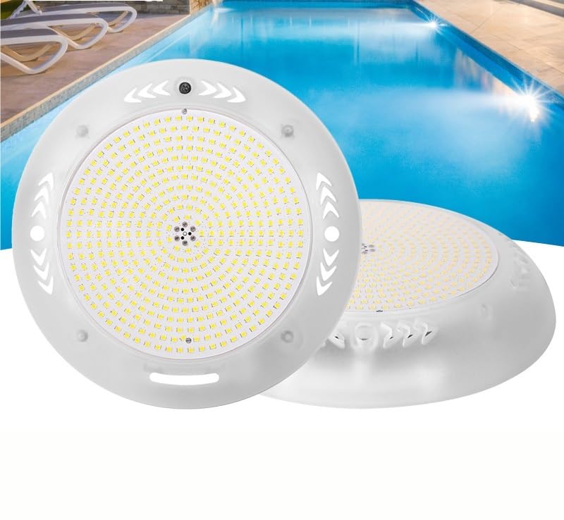 EDEDE Luci Piscina, Luci subacquee a LED a Parete, luci for Piscina, luci subacquee Colorate da Parete Laterali, luci a Parete for Piscina(Rot,25W)