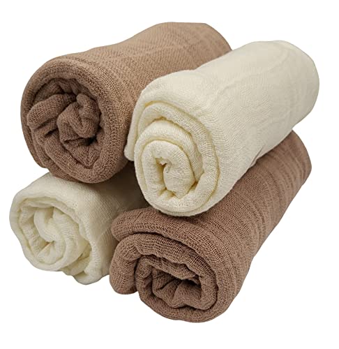 Pippi Mulltücher 4er Pack (cafe-latte)