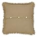 VHC Brands Burlap Euro Sham Cover, Tan, 26x26