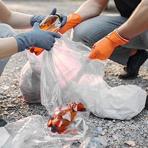 55-60 Gallon Trash Bags Heavy Duty, (MegaValue Pack 150 COUNT) Extra Large Clear 50-60 Garbage Bags, Bulk Trash Liners Perfect for Recycling, Office, Waste, Storage Use - Image 7