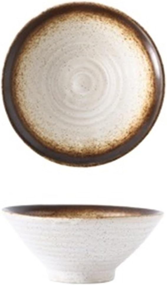 Rice Bowls Tableware Bowl Home Rice Bowl Ceramic Bowl 8 Inch Large Ramen Bowl 4.5 Inch Rice Bowl ceramic bowl(6)