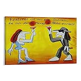 Udo Lindenberg – Realität ist nur Eine Illusion Home Leinwandbild, Wandkunst, Dekoration, Poster, 30 x 45 cm