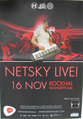 Netsky Live affiche 60x85cm pour habiller un mur vide avec style