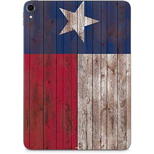 Skinit Decal Tablet skin compatible with iPad Pro 12.9in (2017) - Officially Licensed Texas Flag Dark Wood Design