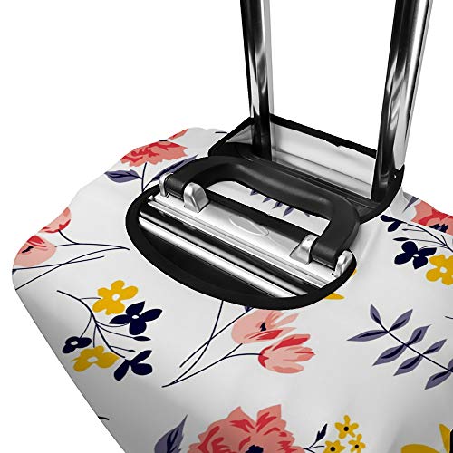 Housse pour bagages de voyage de qualité supérieure ajustement parfait fleurs