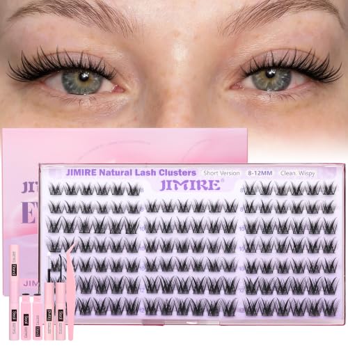 Image of Natural Lash Clusters Kit Wispy 8-12MM Short Eyelash Clusters Kit 120Pcs