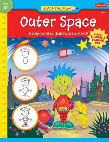 Outer Space: A Step-by-step Drawing & Story Book