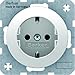 Produktbild Berker SCHUKO-Steckdose pows/gl 47432089