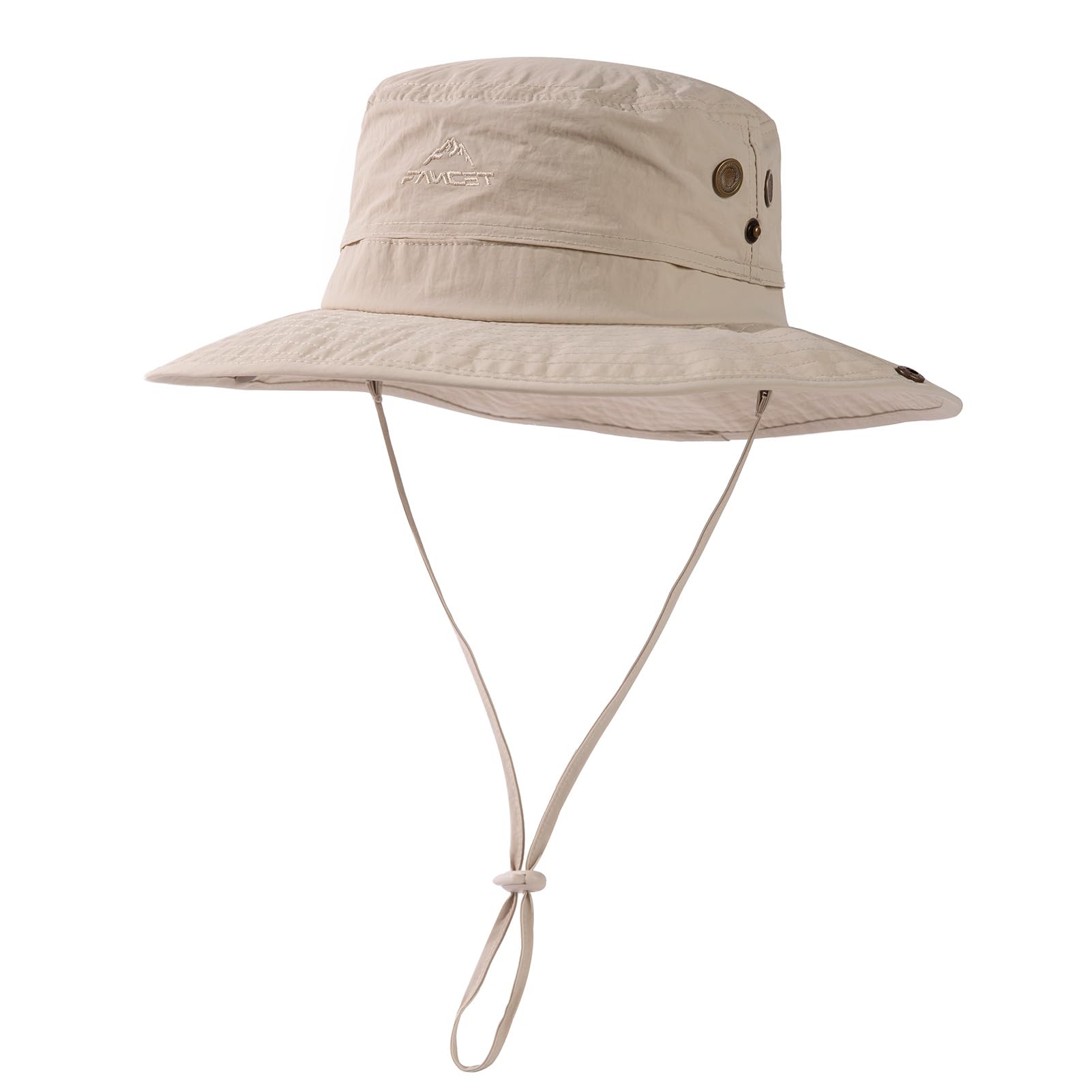 TOP-EX Chapeau de soleil à large bord pour femme, UPF 50, protection UV, imperméable, pliable, chapeau de safari pour l'extérieur, la marche, la pêche, avec trou pour queue de cheval