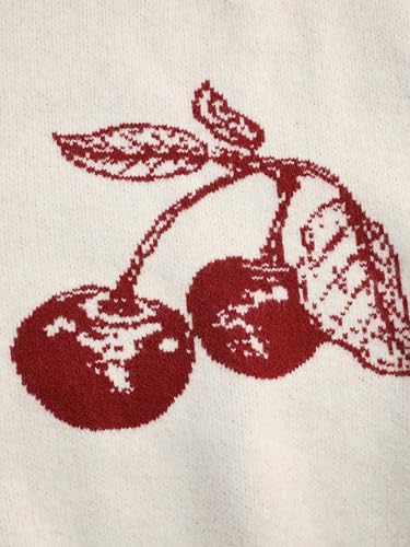 Image of CIDER Women's Sweater Vest Knit Sleeveless Pear Cute Graphic Tank Top | Fun Tops, Fall, Trendy Outfits