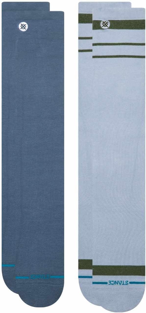 Stance Compression OTC Socks Bundle, 15-20mmHg, Sea Blue & Periwinkle, Large