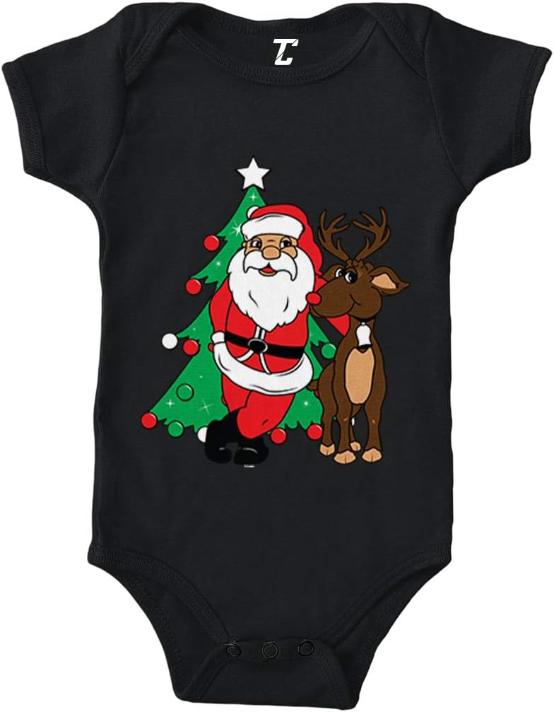 Santa & Reindeer - Elf Christmas Santa Bodysuit