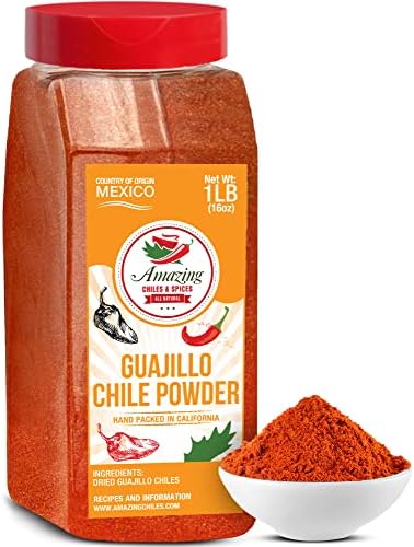 Guajillo Chile Powder 1LB Bulk Ground Mild Chili Pepper Mexican Spice