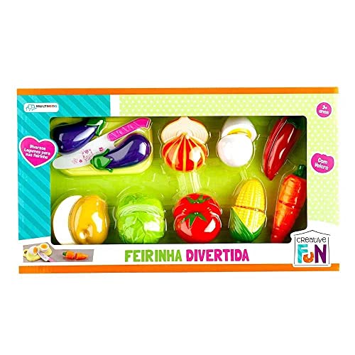 Brinquedo de Cozinhar Creative Feirinha Divertida Legumes - Br1109