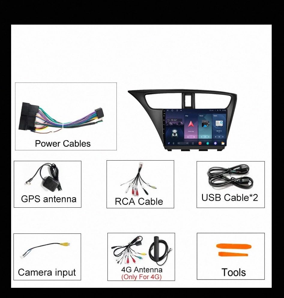 Radio Coche 2 DIN para Evitar Multas con Manos Libres Bluetooth y Carplay 7