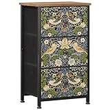 Welfuturer Cómoda con cajones de tela, habitación infantil (3 cajones)