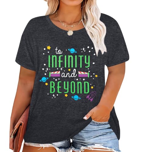 BLANCHES Plus Size You've Got A Friend in Me Shirt Women Funny Letter Print Tops Cute Vacation Holiday Graphic Tees