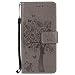 Produktbild Nancen Compatible with Handyhülle Galaxy S8 (5,8 Zoll) Flip Schutzhülle Zubehör Lederhülle mit Silikon Back Cover PU Leder Handytasche im Bookstyle Stand Funktion