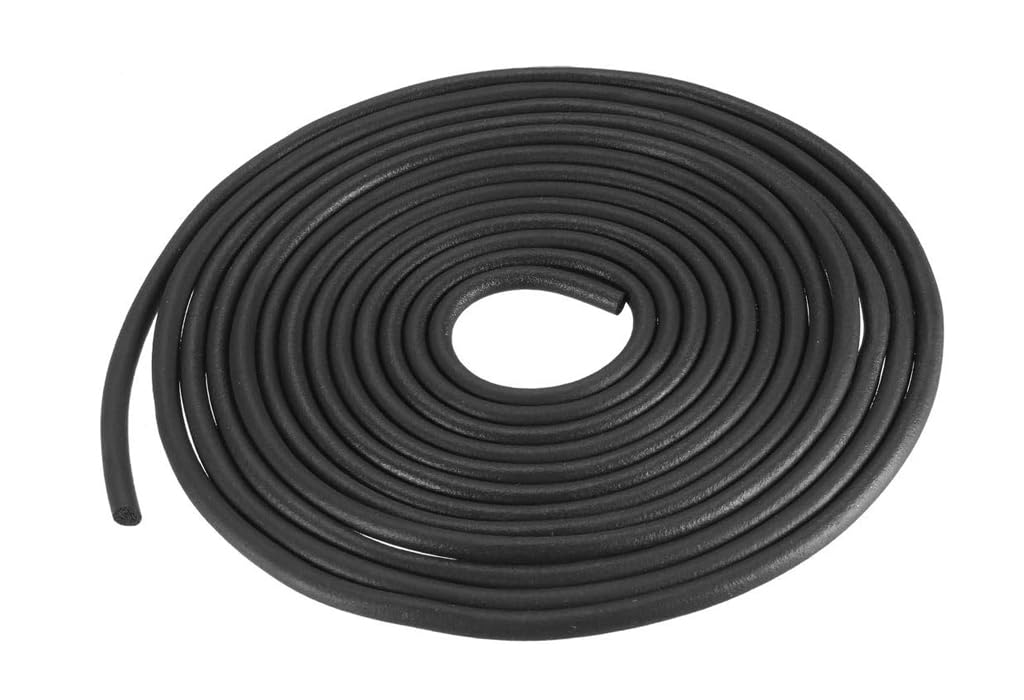 MACHSWON Foam Rubber Seal Weather Strip 3mm Diameter 5 Meters