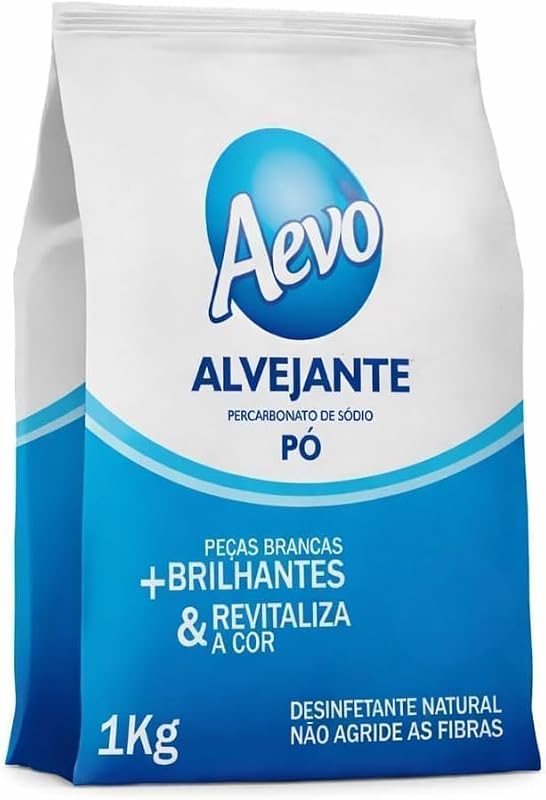 Percarbonato de Sódio Removedor de Manchas com Base de Percarbonato de Sódio e Multiuso de Limpeza Eficiente, Econômico Versátil para Lavanderia Limpeza Geral (Design Embalagem pode sofrer variações)