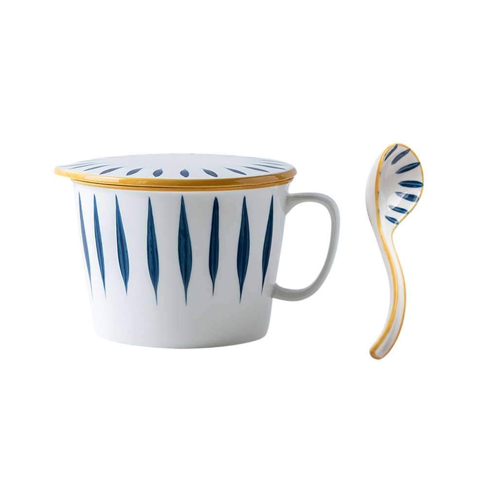 Bol à soupe en porcelaine fine de Chine style japonais 1 Litre