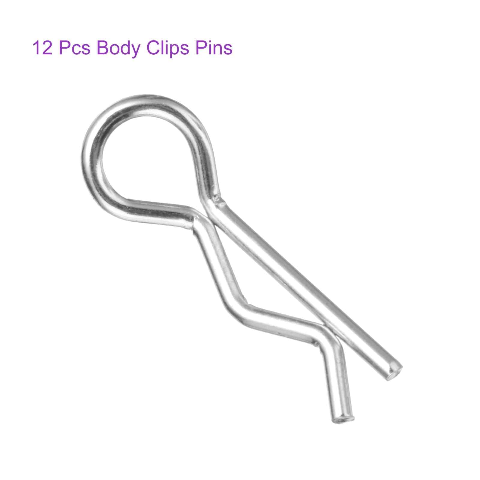 Fafeicy Clips de carrosserie de voiture RC 110 pièces RC corps Clips