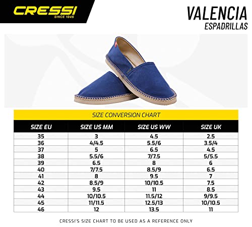 Cressi Espadrillas Valencia: alpargatas con suela de goma cómodas 5