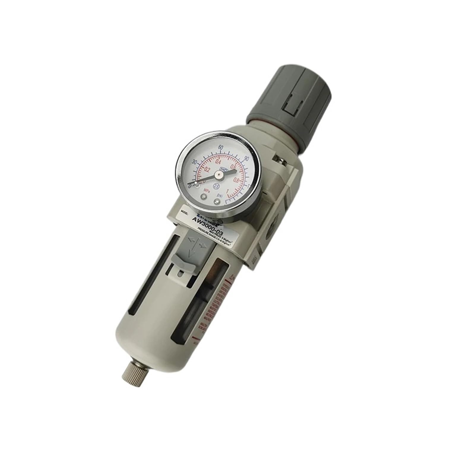 AW3000-03 filtr pneumatyczny reduktor ciśnienia oczyszczanie powietrza zawór pneumatyczny reduktor ciśnienia (AW3000-03 włókno, automatyczny drenaż)