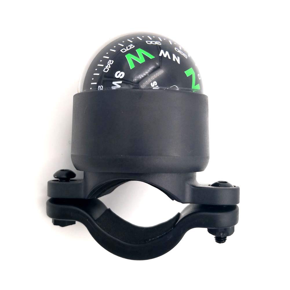 KanPas CAB-30L Leuchtender Kompassball - Für Fahrrad, Motorrad & Outdoor - Grau/Orange